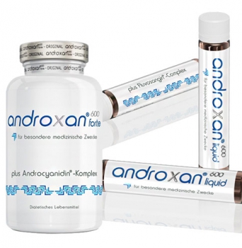 Androxan600 forte (120 Kapseln) und Androxan liquid (15 Ampullen)